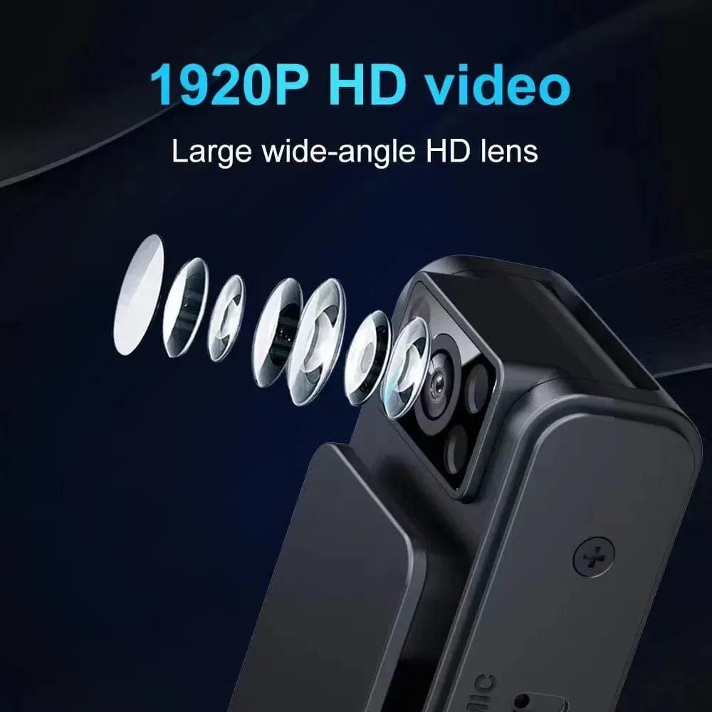 1080P Mini Digital Camera - Magnetic Body, WiFi Video & Audio Recorder, Loop Recording, Motion Detection Sport Camcorder - Homebound Essentials