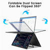 15.6 - Inch Dual Touch Screen Portable Monitor - 1080P FHD, 360° Flip External Display for PC, Laptop, Mac, Phone, Xbox, PS4/5, Switch - Homebound Essentials