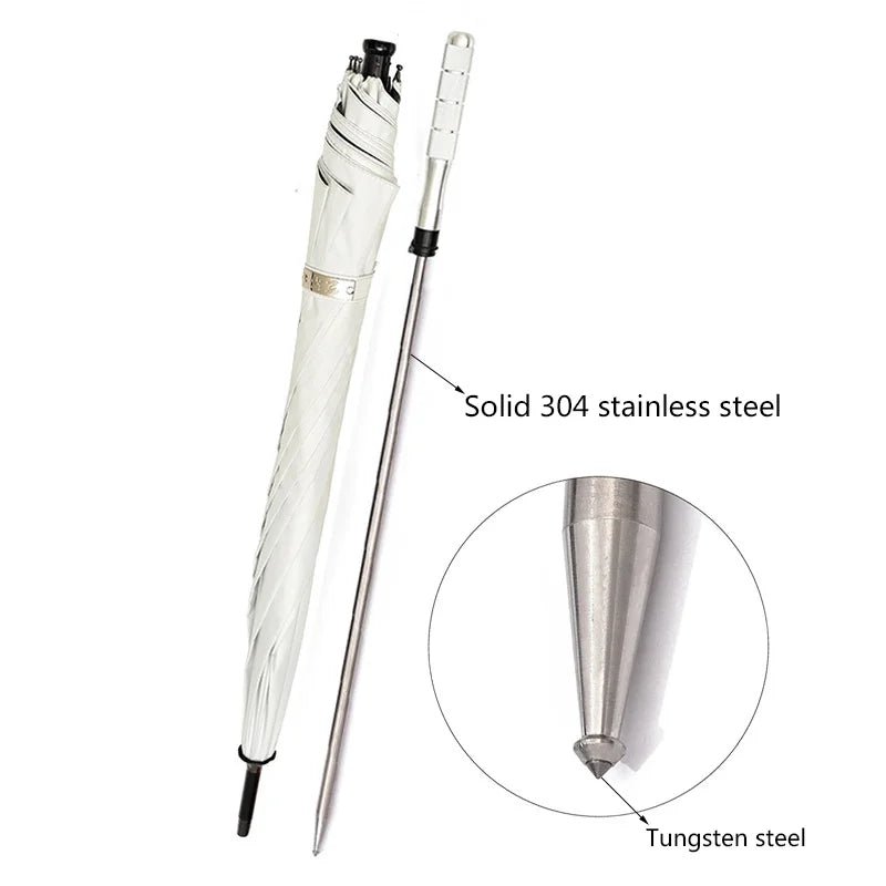 2 - in - 1 Walking Cane & UV Protection Hiking Windproof Umbrella - Homebound Essentials