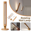 360° Rotatable Wooden LED Wall Lamp - Homebound Essentials