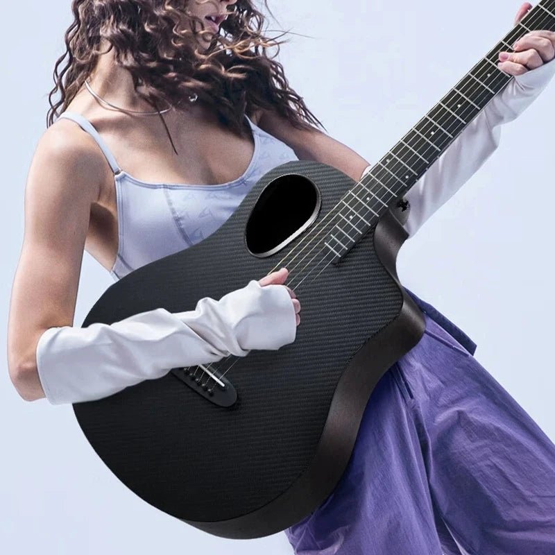 38 - Inch RISING G1 Carbon Fiber Folk Guitar - Homebound Essentials