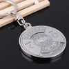 50 Years Perpetual Calendar Silver Alloy Keyring Keychain Keyfob Decoration - Homebound Essentials