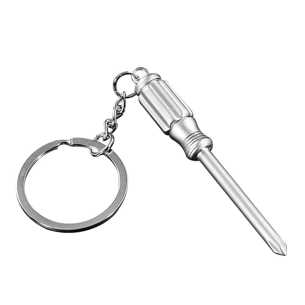 50 Years Perpetual Calendar Silver Alloy Keyring Keychain Keyfob Decoration - Homebound Essentials