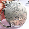 50 Years Perpetual Calendar Silver Alloy Keyring Keychain Keyfob Decoration - Homebound Essentials