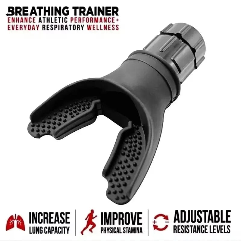 AirMaster Lung Trainer: The Lung Breathing Training Device | Adjustable Respiratory Resistance | Exercise Training for Improved Lung Capacity - Homebound Essentials