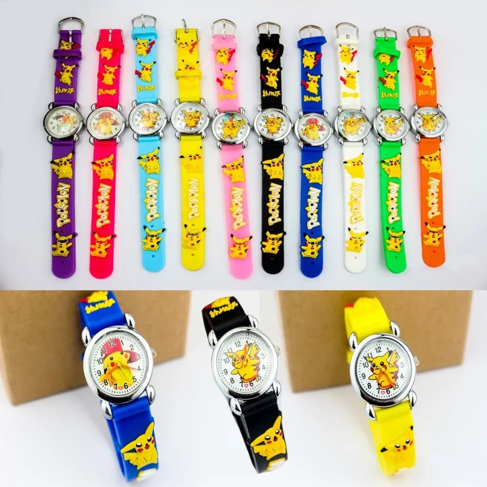 Anime Pokémon Pikachu Children's Watch – Fun Wrist Watch for Boys and Girls - Homebound Essentials