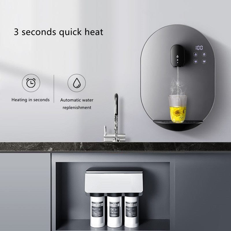 AquaSmart: Wall - Mounted Instant Water Dispenser | 220V Pipeline Fast Heating Water Dispenser - Homebound Essentials