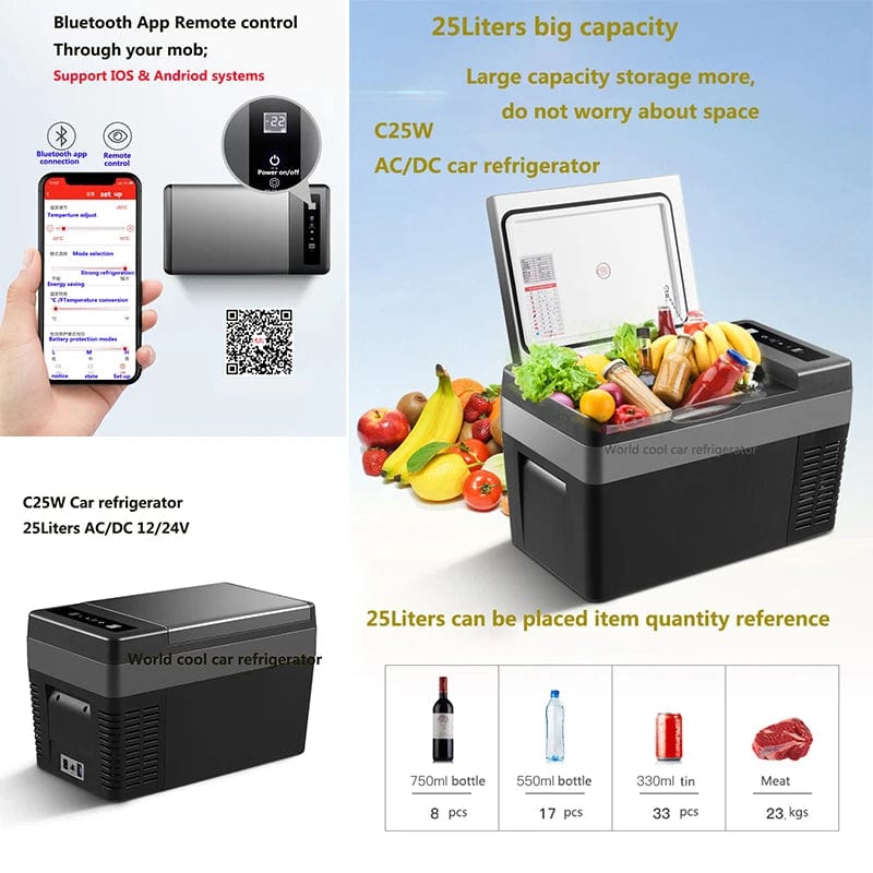 Arctic Drive 25: Portable Smart Power Portable Freezer - Homebound Essentials