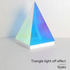 Atmospheric Pyramid Acrylic Lamp - Colorful Table Light - Homebound Essentials