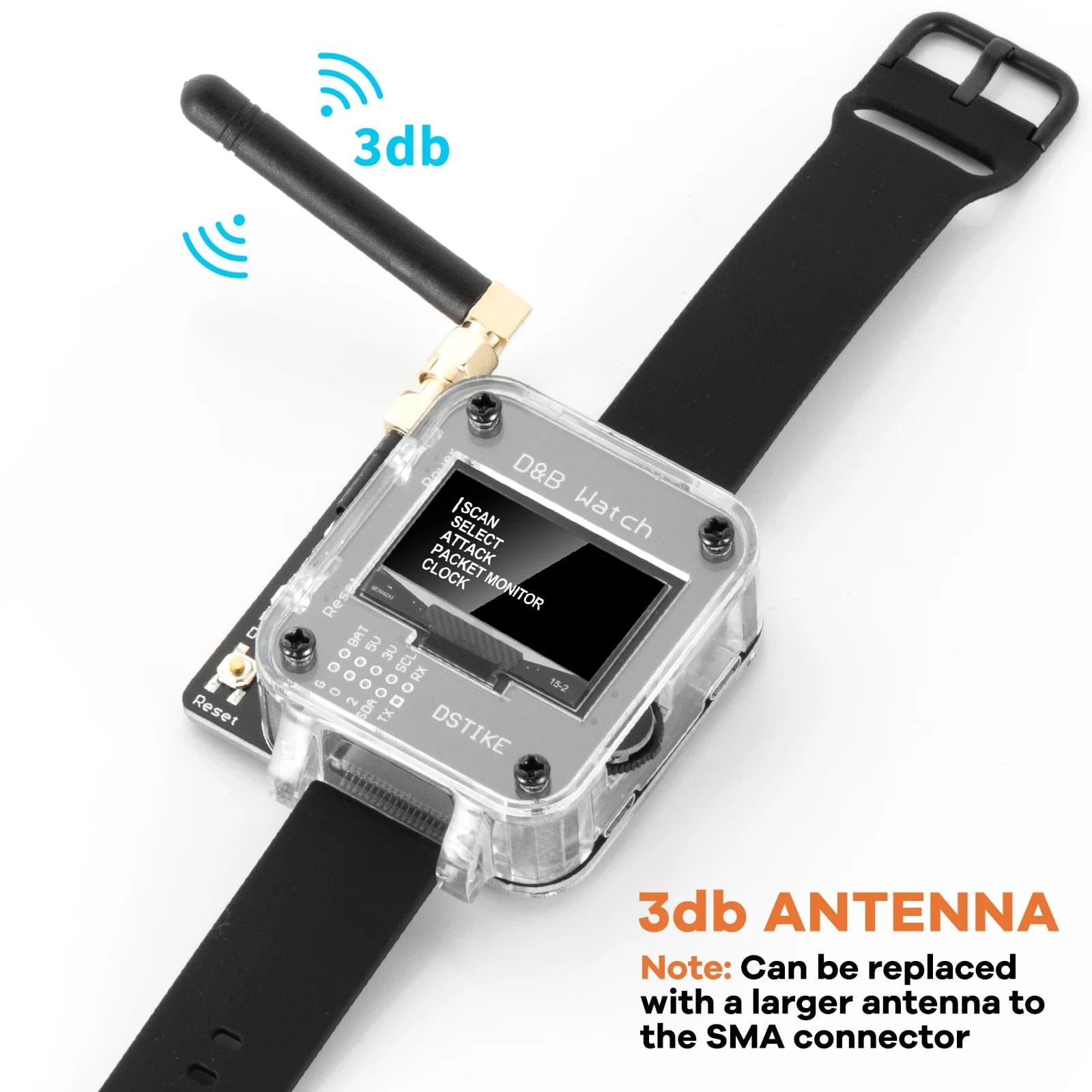 AURSINC WiFi Deauther & Bad Programmable USB Watch - Homebound Essentials