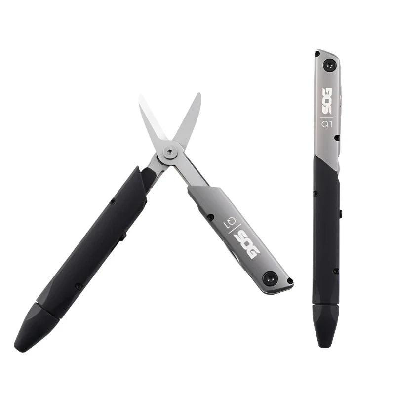 Baton Q1 Multi - Tool for Office and Everyday Carry - Scissors, Pen, Opener, Screwdriver - Homebound Essentials