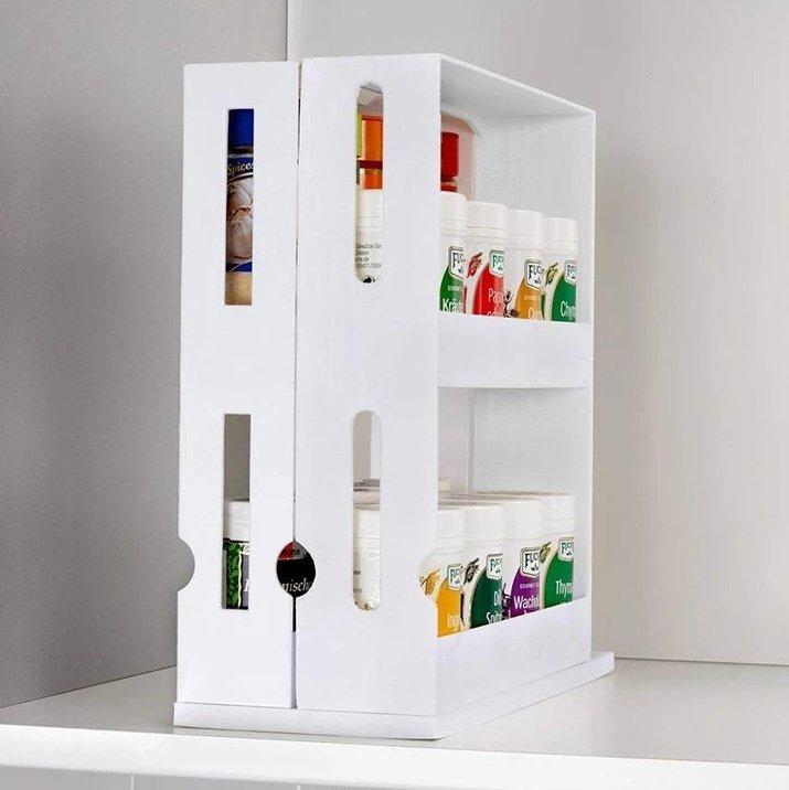 BetterRack - Pull Out Rotating Spice Rack - Homebound Essentials