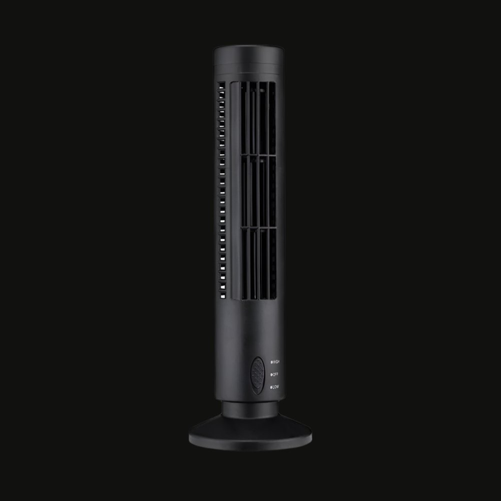 BreezeTower: Portable Quiet Bladeless Desktop Fan - Homebound Essentials