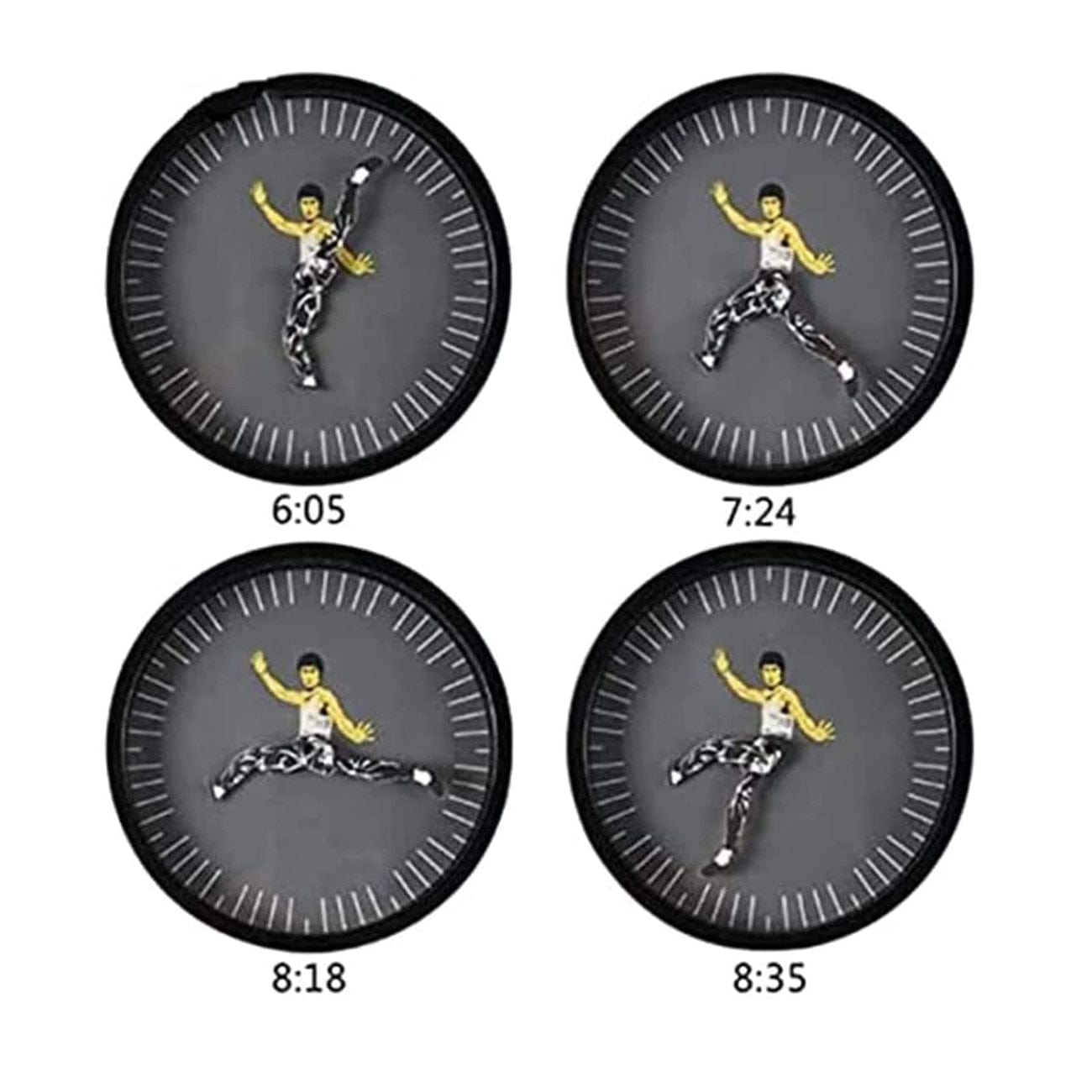 Bruce Lee Timekeeper - Martial Arts Wall Clock | Legendary Tribute to the Master - Homebound Essentials