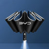 BYD AutoShield: Reflective Stripe Windproof Umbrella with LED Light - Homebound Essentials