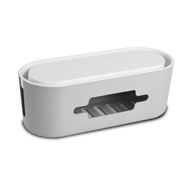 Cable Storage Box Power Strip Wire Case - Homebound Essentials