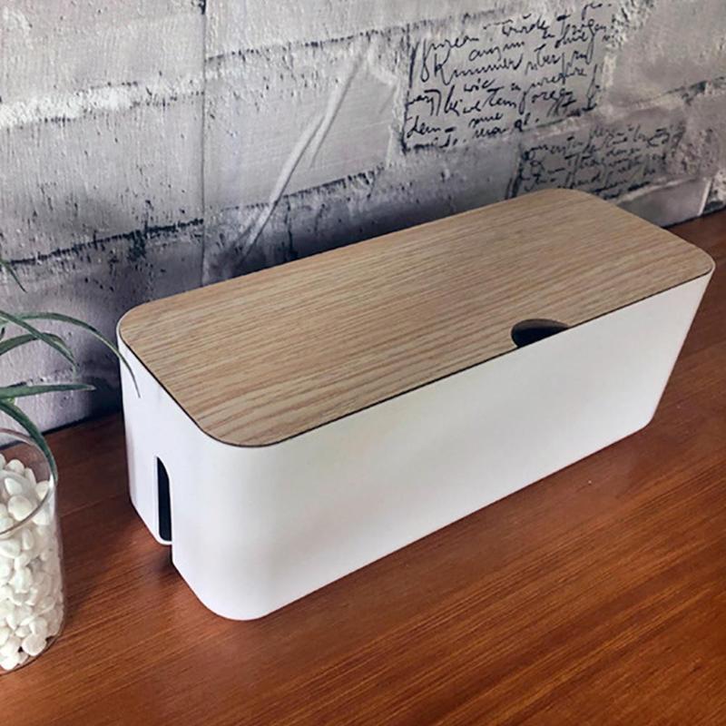 Cable Storage Box Power Strip Wire Case - Homebound Essentials