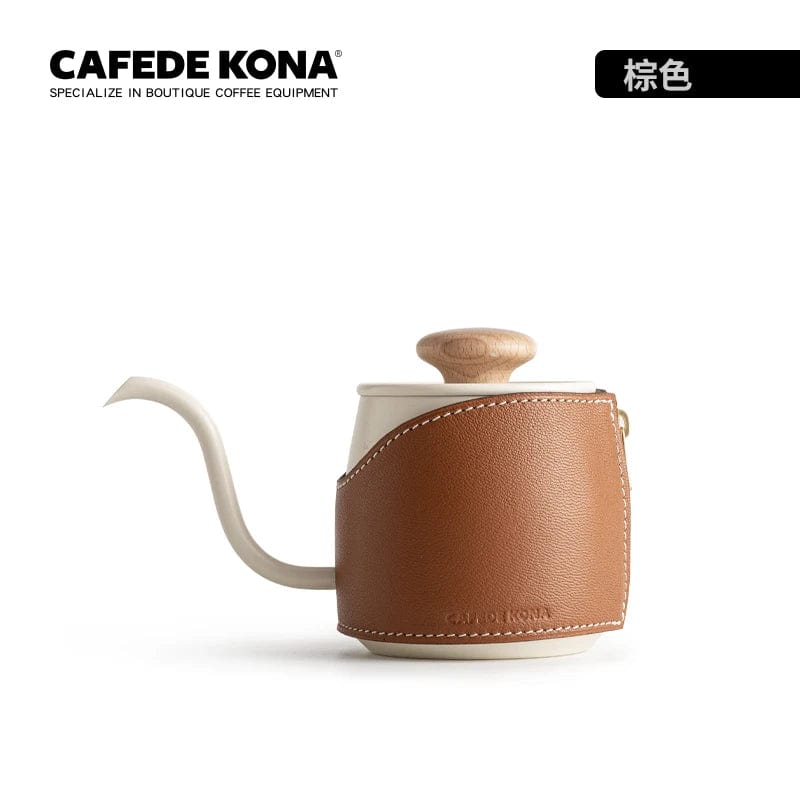 CAFEDE KONA Handleless Drip Kettle: 360ml Pour - Over Coffee Pot for Flexible and Easy Brewing - Homebound Essentials