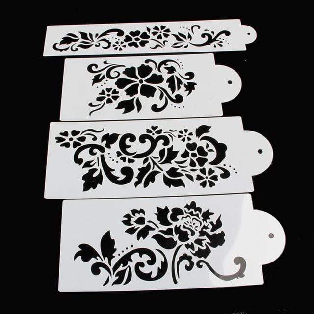 CakeWallArt - Cake Lace Decoration Stencil Set - Homebound Essentials