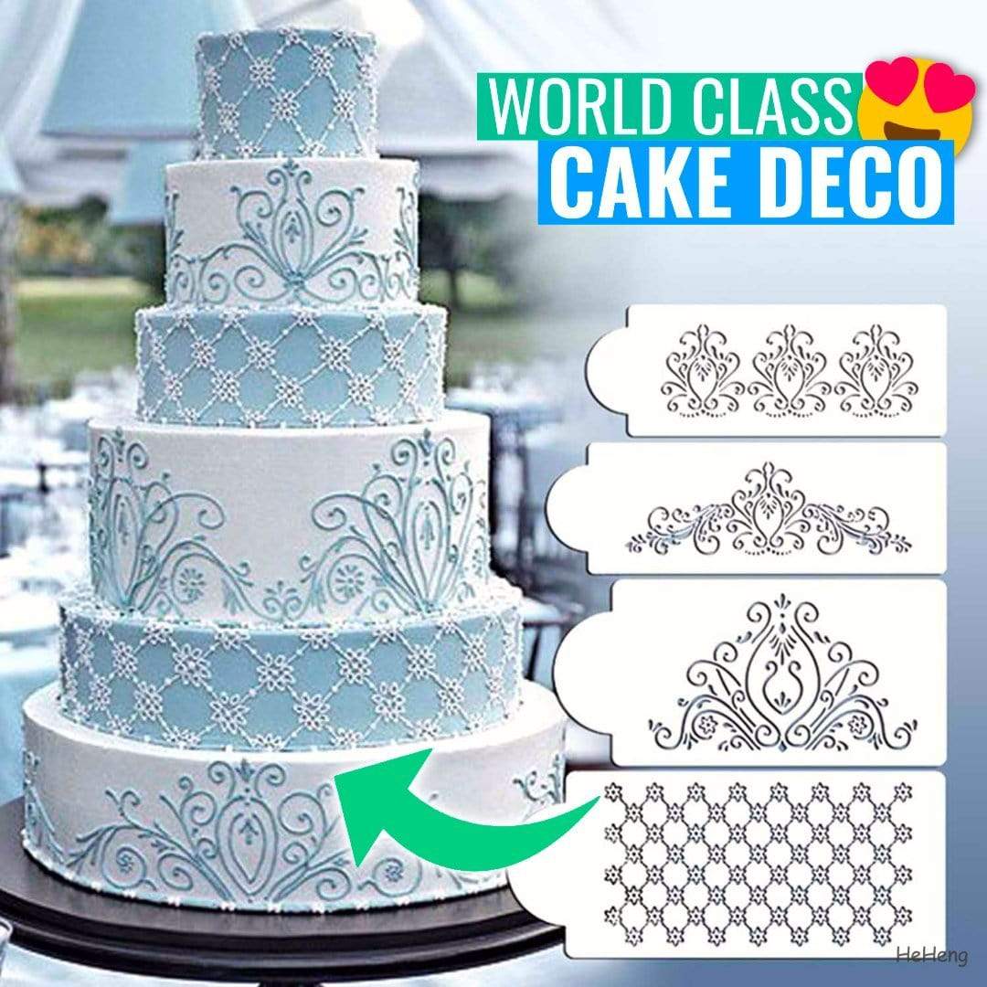 CakeWallArt - Cake Lace Decoration Stencil Set - Homebound Essentials