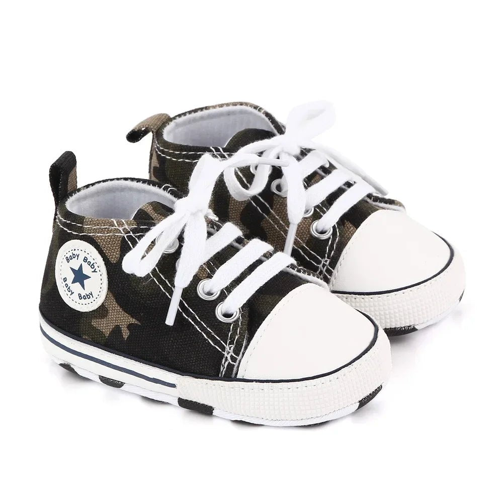 Canvas Sneakers for Baby Boys & Girls - First Walkers - Homebound Essentials