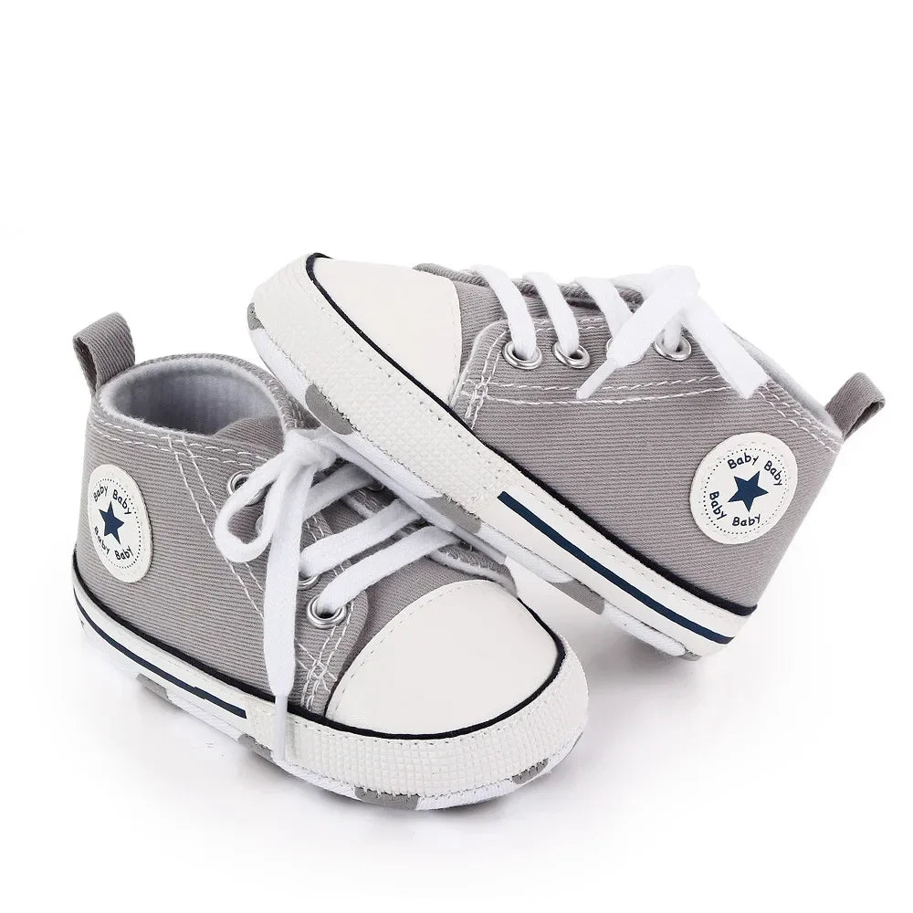 Canvas Sneakers for Baby Boys & Girls - First Walkers - Homebound Essentials