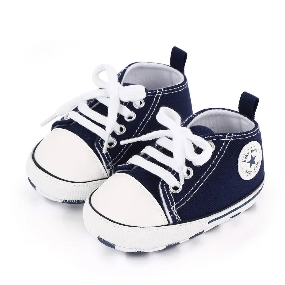 Canvas Sneakers for Baby Boys & Girls - First Walkers - Homebound Essentials