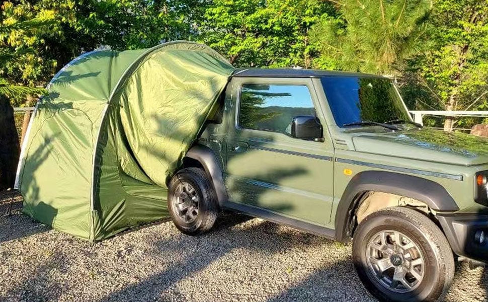 CanvasWing - Car Rear Trek Extension Tent - Homebound Essentials