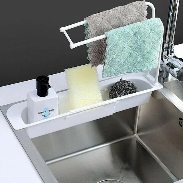 CleanSink - Fit All Telescopic Sink Storage Rack - Homebound Essentials