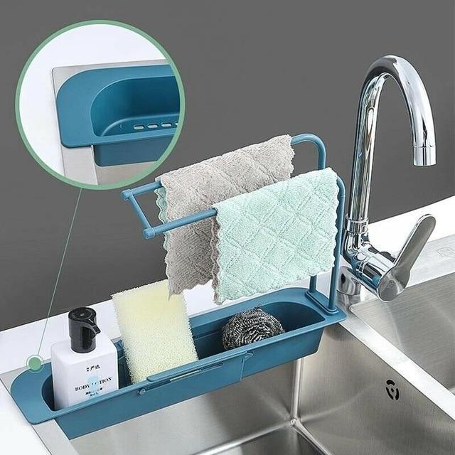 CleanSink - Fit All Telescopic Sink Storage Rack - Homebound Essentials