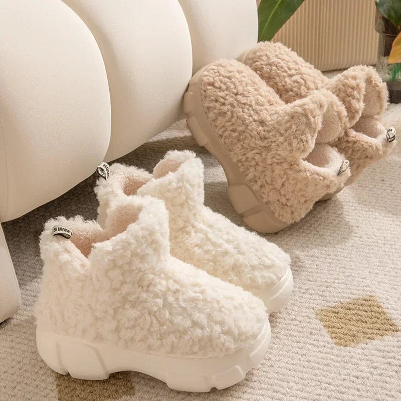 CozyStride: EVA High Top Plush Winter Women House Shoes - Homebound Essentials