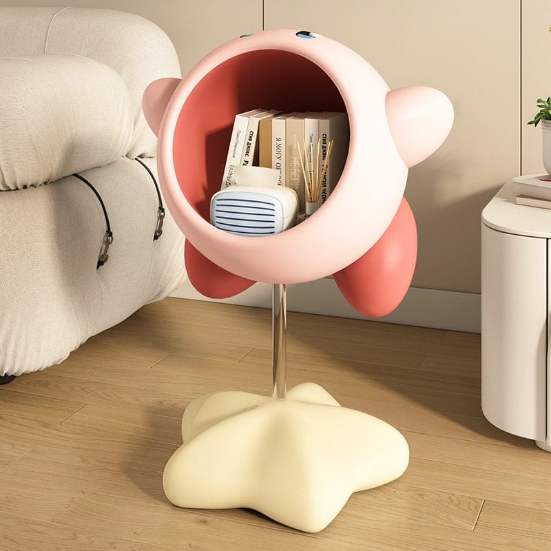 Creative Pink Fat Man Book & Snack Shelf - Homebound Essentials