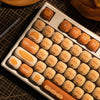 Cute Bread Keycap 138 Keys MOG PBT Thermal Sublimation Round Mantou Keycaps for DIY Mechanical Keyboard Ergonomic Key Caps Gifts - Homebound Essentials