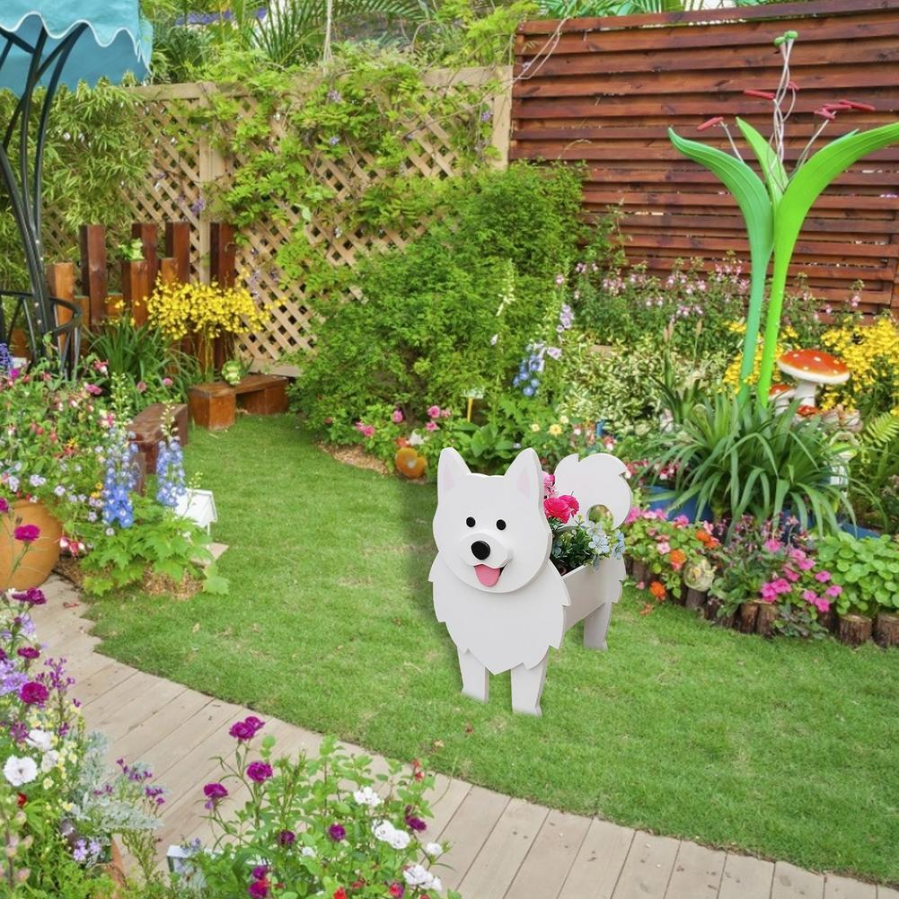 Cute Hand - made Dog - shaped Flower Pots Planter - Homebound Essentials