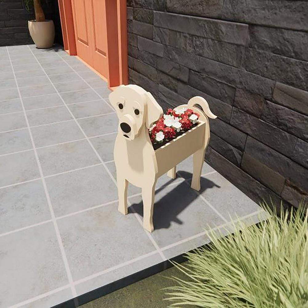 Cute Hand - made Dog - shaped Flower Pots Planter - Homebound Essentials