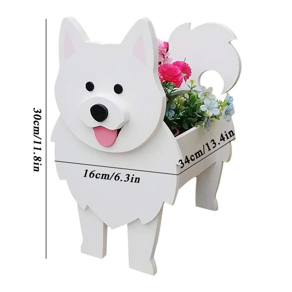 Cute Hand - made Dog - shaped Flower Pots Planter - Homebound Essentials