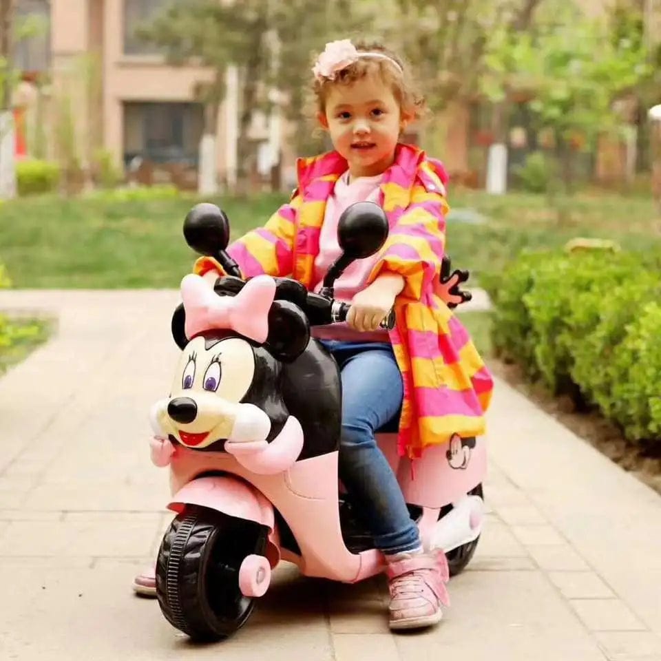 Cute Pig Kids' Mini Electric Motorcycle - Battery - Powered Ride - On Toy - Homebound Essentials