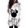 Disney Mickey Mouse Printed Long - Sleeved T-Shirt (Plus Size) - Homebound Essentials