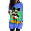 Disney Mickey Mouse Printed Long - Sleeved T-Shirt (Plus Size) - Homebound Essentials