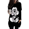 Disney Mickey Mouse Printed Long - Sleeved T-Shirt (Plus Size) - Homebound Essentials