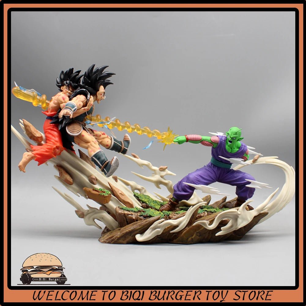 Dragon Ball Anime Figures: Raditz Vs Piccolo & Son Goku PVC Model - Homebound Essentials