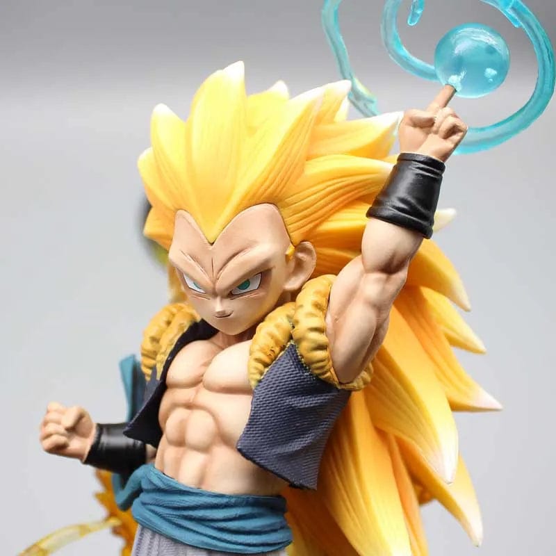 Dragon Ball Z 22cm Gotenks Action Figurine PVC GK DBZ SJJ3 Statue Collectible Model Desk Decoration Toys for Kids Gifts - Homebound Essentials