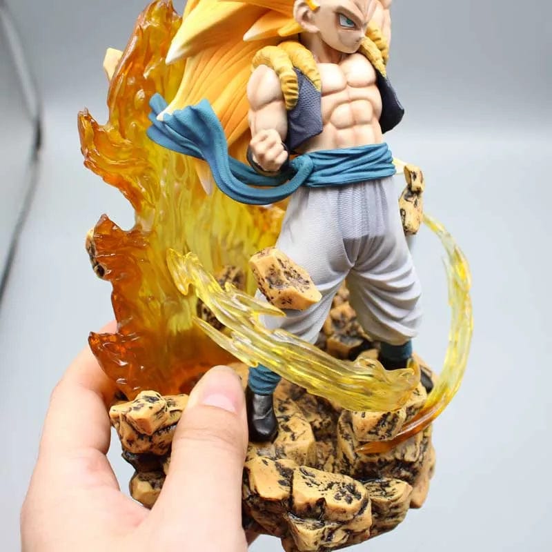 Dragon Ball Z 22cm Gotenks Action Figurine PVC GK DBZ SJJ3 Statue Collectible Model Desk Decoration Toys for Kids Gifts - Homebound Essentials