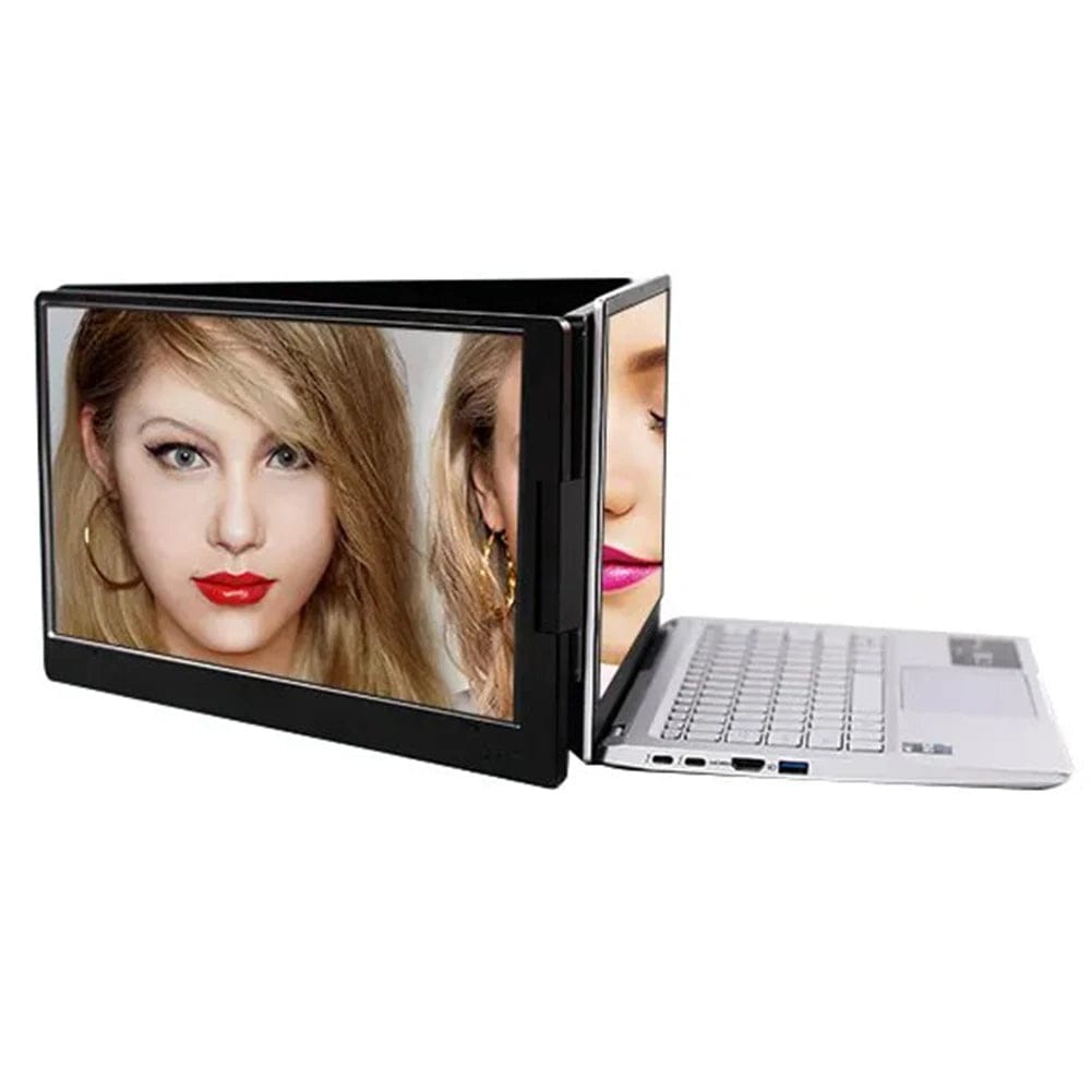 DualView 14 Inch INCH Dual Monitor Extender: Full HD 1080P, USB A/Type C Video Transfer, Dual Screen Setup for Laptops - Homebound Essentials