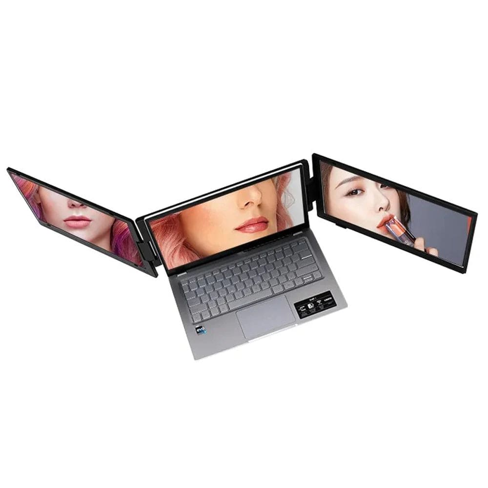 DualView 14 Inch INCH Dual Monitor Extender: Full HD 1080P, USB A/Type C Video Transfer, Dual Screen Setup for Laptops - Homebound Essentials