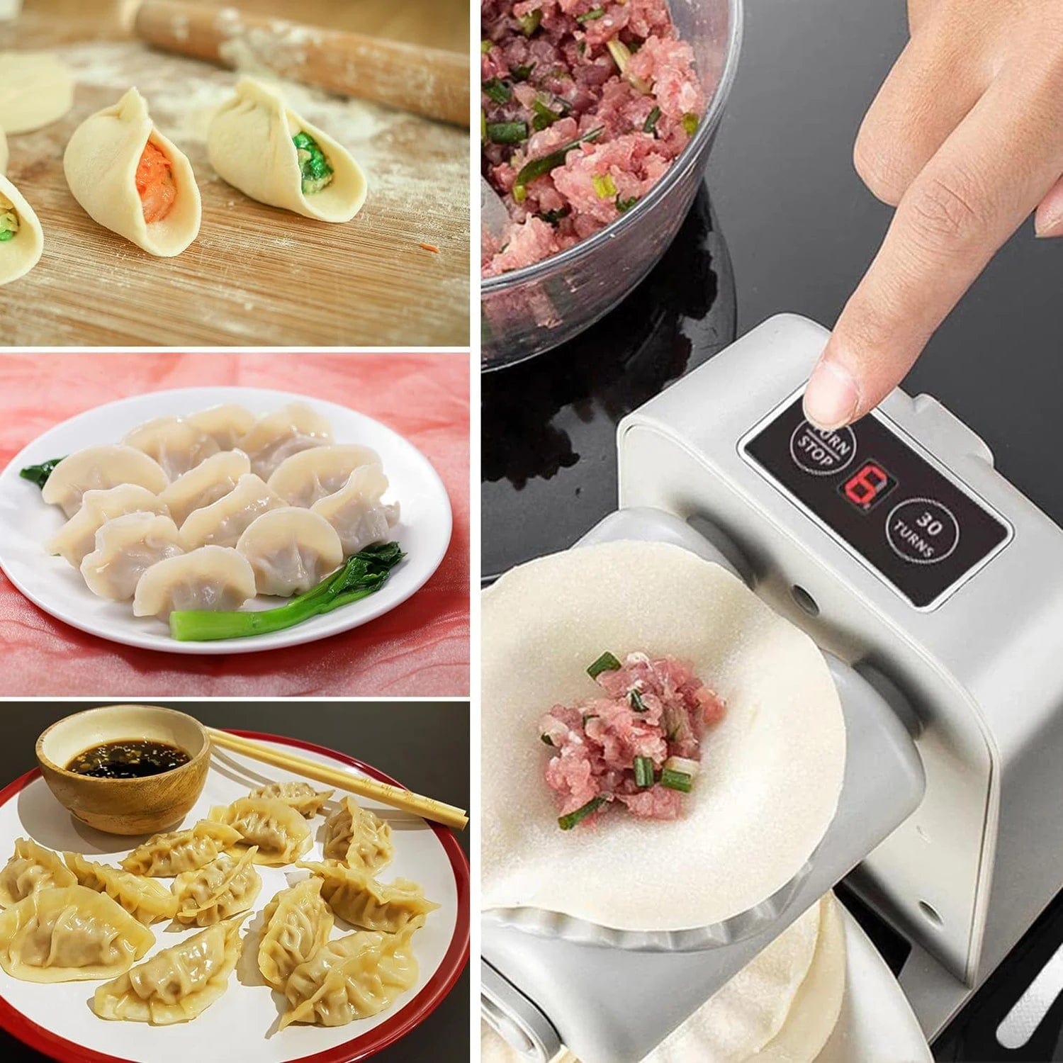 Electric Pressing Automatic Ravioli Dumpling Maker Machine - Homebound Essentials