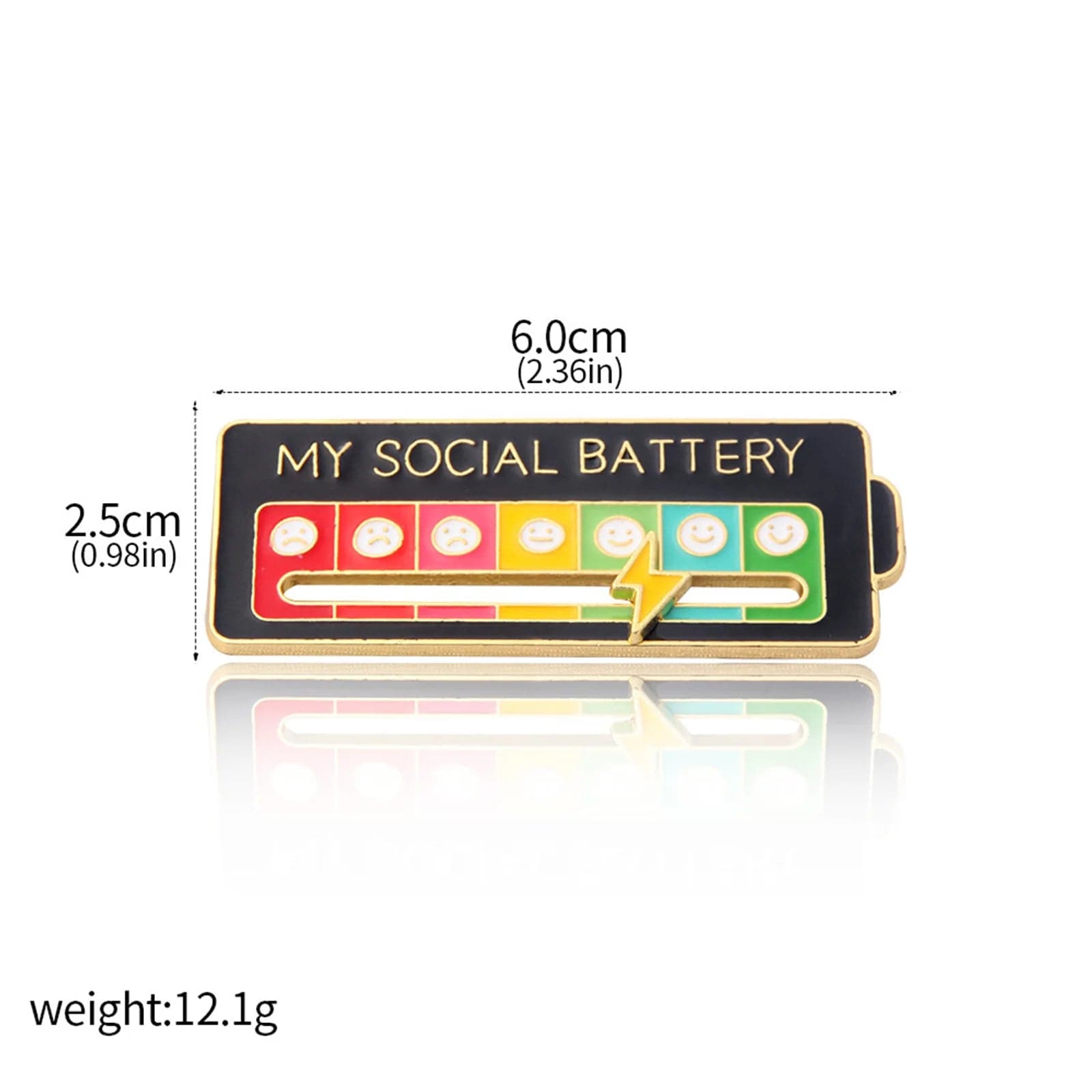 EmotionTrend Pins: Social Battery Mood Tracker - Homebound Essentials