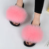 FabFlurry - Ladies Luxury Fluffy Slides - Homebound Essentials