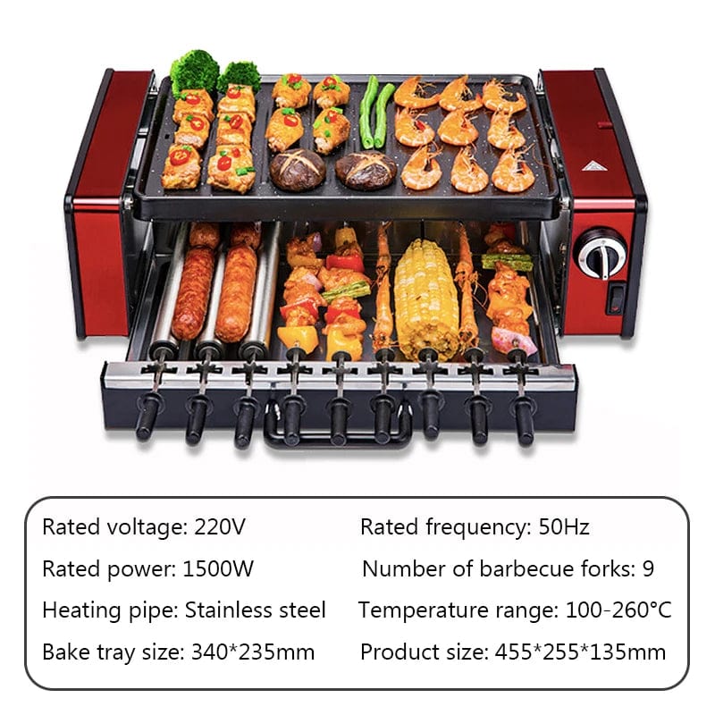 FireGrill Pro 1500 - Ultimate Multifunctional BBQ Grill - Homebound Essentials