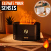 FlameScent - Flaming Effect Humidifier & Ultrasonic Cool Mist Aroma Diffuser - Homebound Essentials